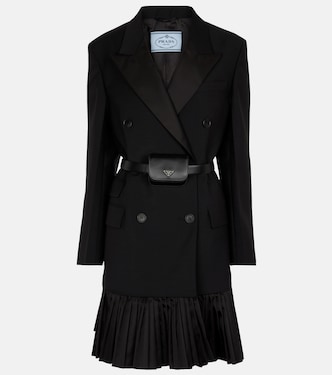 Mantel aus Mohair und Wolle | Prada