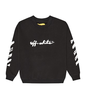 Sweat-shirt en coton à logo | Off-White Kids