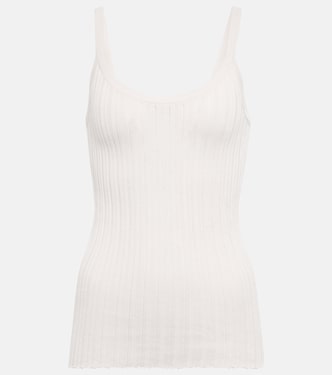 Tank top Taro de seda acanalado | Petar Petrov