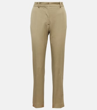 Coleman high-rise slim gabardine pants | Joseph