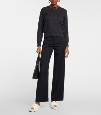 Jersey de lana con cuello redondo | Jil Sander