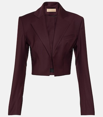 Sylva cropped wool blazer | Aya Muse