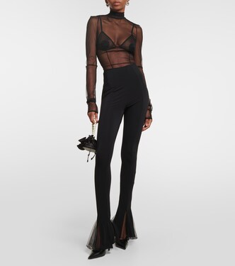 Body a collo alto in mesh | Nensi Dojaka