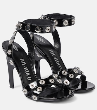 Verzierte Sandalen Cosmo aus Lackleder | The Attico