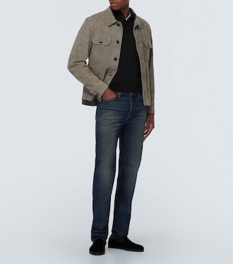 Loafers Neal aus Samt | Tom Ford