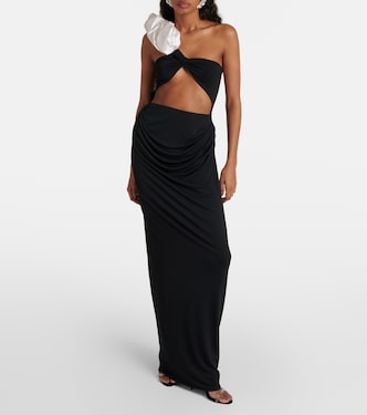 Abito monospalla con cut-out | Magda Butrym