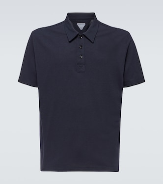 Cotton piqué polo shirt | Bottega Veneta