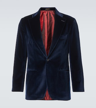 Blazer aus Baumwollsamt | Rubinacci