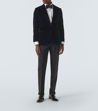Blazer aus Baumwollsamt | Rubinacci