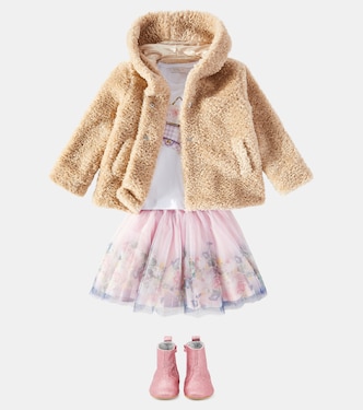 Gonna in tulle con stampa floreale | Monnalisa