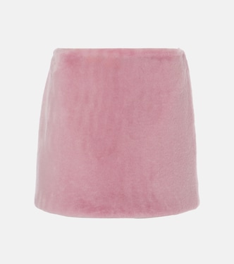 Minifalda de borrego | Prada