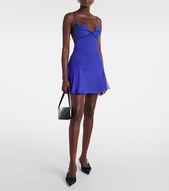 Vestido corto de seda | Nensi Dojaka