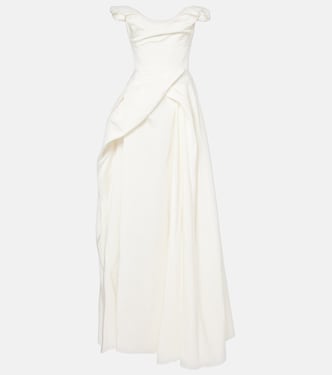 Bridal Tabitha off-shoulder faille gown | Vivienne Westwood