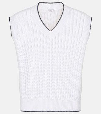 Pullover in cotone | Brunello Cucinelli