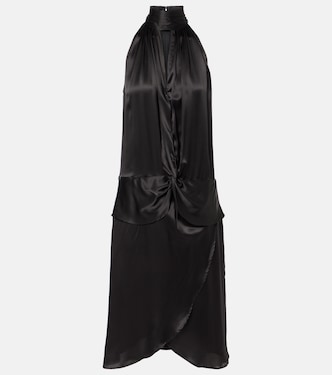 Abito corto in raso arricciato | Nina Ricci