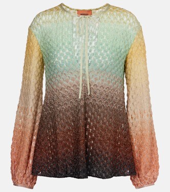 Dyed lamé blouse | Missoni