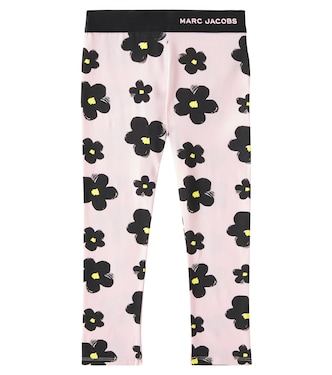 Leggings in misto cotone con stampa | Marc Jacobs Kids