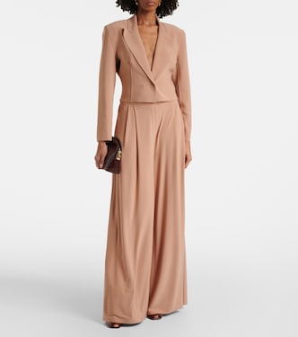 High-rise wide-leg pants | Norma Kamali