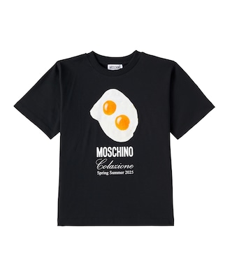 Printed cotton jersey T-shirt | Moschino Kids