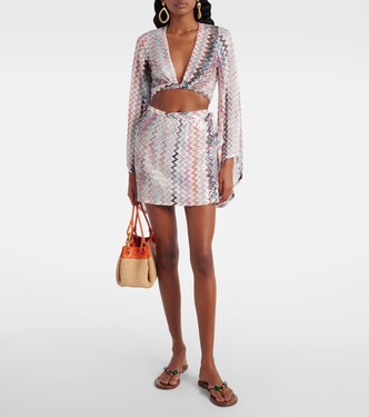Zigzag cropped blouse | Missoni