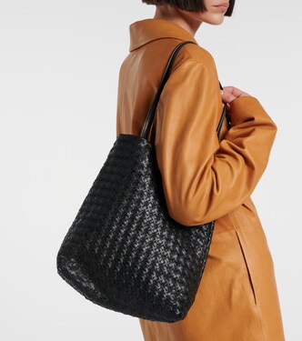 Lilou woven leather shoulder bag | The Row