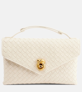 Knot Lock Intrecciato leather tote bag | Bottega Veneta