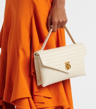 Knot Lock Intrecciato leather tote bag | Bottega Veneta