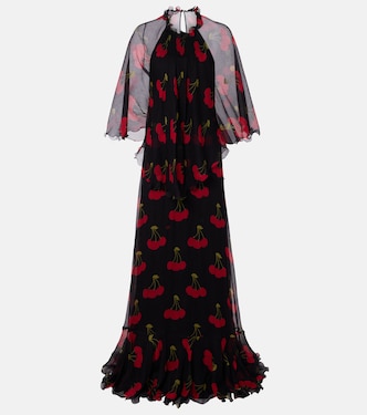 Robe aus Seidenchiffon | Valentino