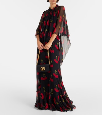Robe aus Seidenchiffon | Valentino
