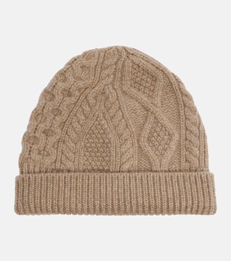 Cable-knit cashmere beanie | Loro Piana