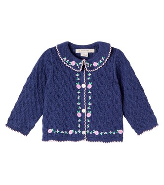 Baby Cardigan Rosier aus einem Baumwollgemisch | Konges Sløjd