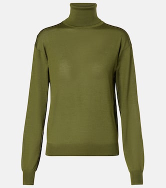 Wool, cashmere, and silk turtleneck sweater | Saint Laurent