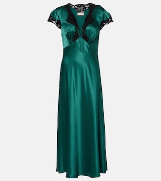 Amari satin midi dress | Rixo