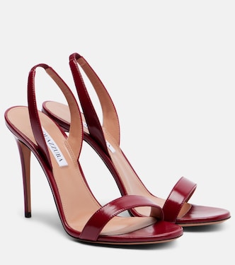 So Nude 105 leather sandals | Aquazzura