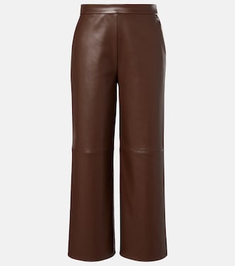 Amati 크롭 포 레더 와이드 팬츠 | 'S Max Mara