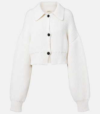 Pome ribbed-knit cashmere cardigan | Khaite