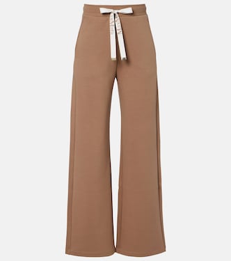Cotton-blend straight pants | 'S Max Mara