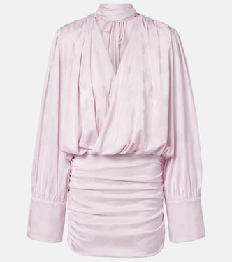 Floral scarf-detail minidress | Rotate