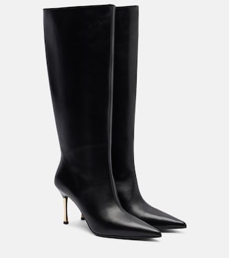 Bombshell leather knee-high boots | Gucci