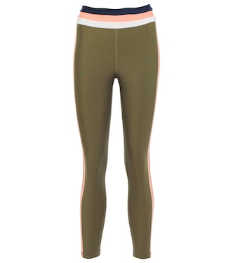 Leggings Papillon de tiro alto a rayas | The Upside