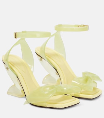 Jelly Bow 85 PVC wedge sandals | Zimmermann
