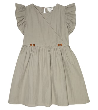 Calis ruffle-trimmed cotton dress | Donsje