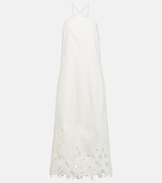 Simone linen-blend midi dress | Simkhai