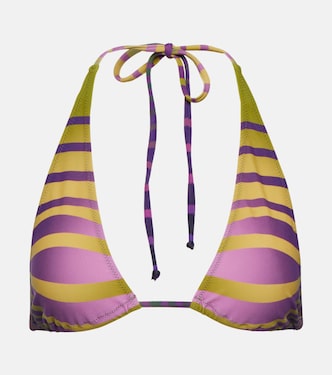 Haut de bikini triangle imprimé | Jean Paul Gaultier