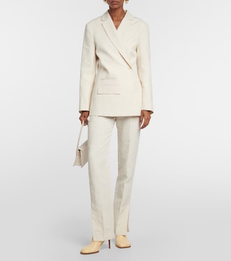 Les Bottines Rond Carré leather ankle boots | Jacquemus