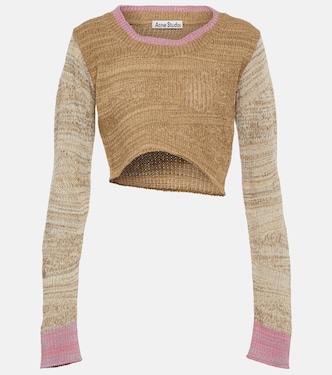 Asymmetric wool-blend sweater | Acne Studios