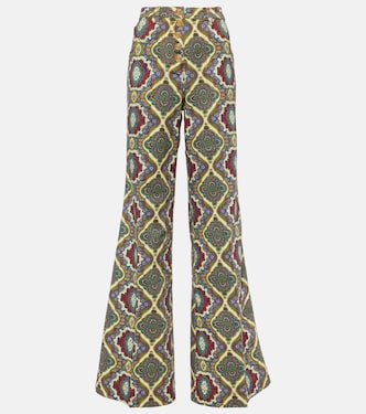 Jean ample imprimé à taille haute | Etro