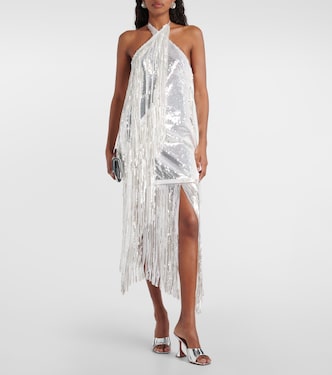 Sequined halterneck minidress | Rotate