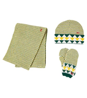 Berretto, sciarpa e muffole con logo | Bobo Choses