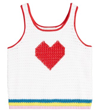 Tank top in maglia di cotone | Stella McCartney Kids